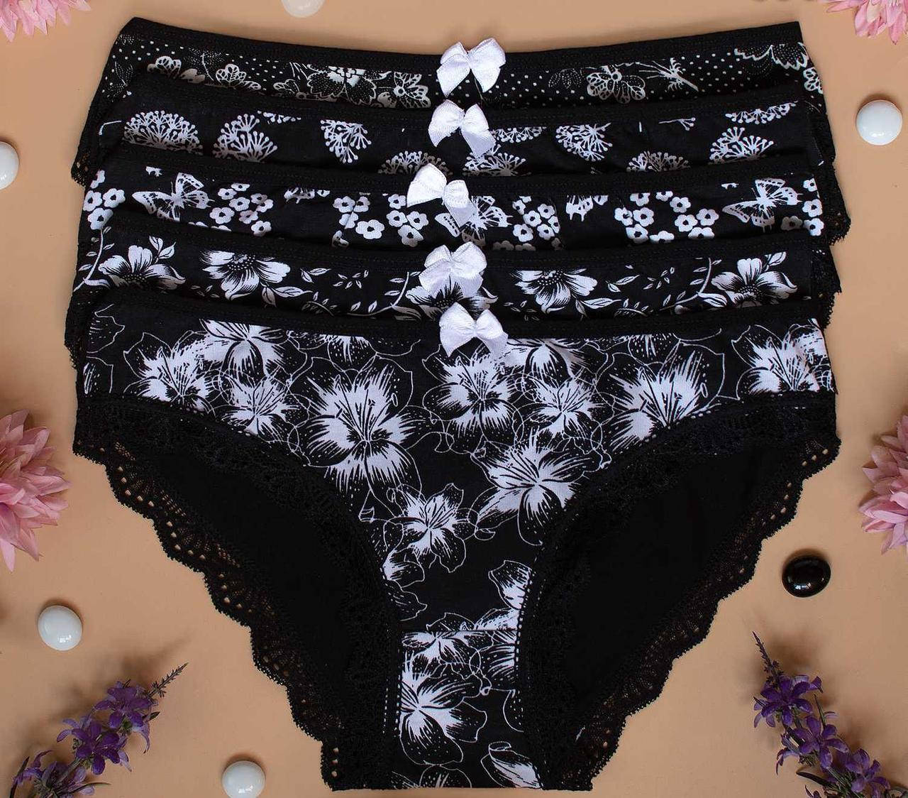 

Трусы женские Турция Nicoletta хлопок 5 шт. М, L, XL L
