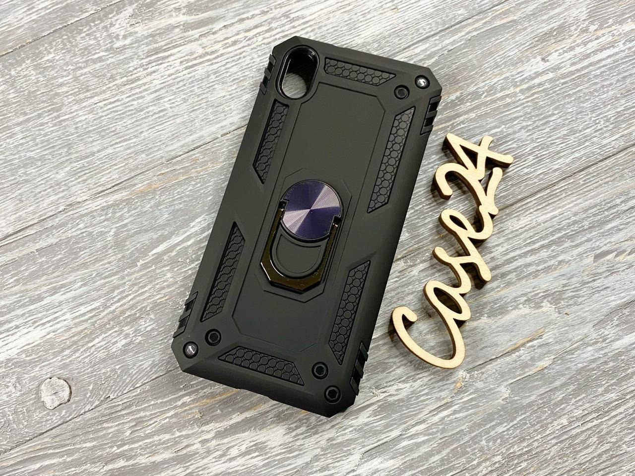 

PC + TPU чехол New armor для Xiaomi Redmi 7A (6 цветов) черный