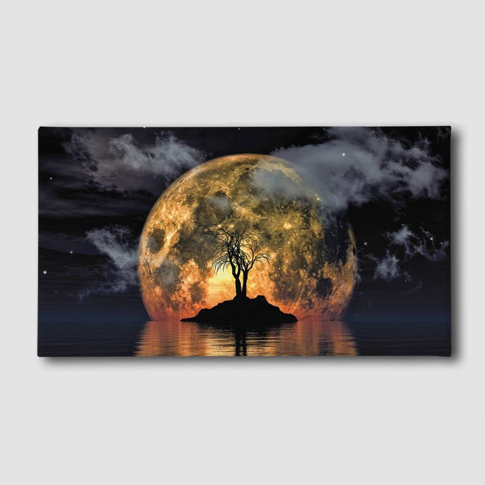 

Картина Дерево при луне Malevich Store 50x100 см (K0015)