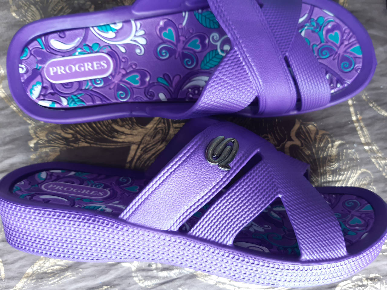 

Сланцы женские пена на высокой подошве (платформе) ТМ Progres, сиреневые, 36-41 размер. Сланцы, 38