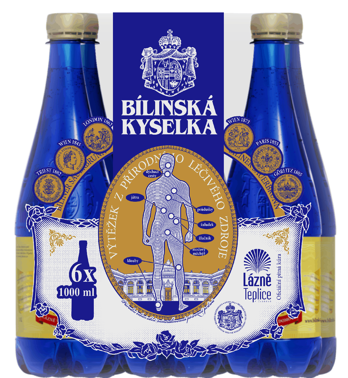 

Минеральная лечебно-столовая вода Bilinska Kyselka 1,0 л (упаковка 6 шт)