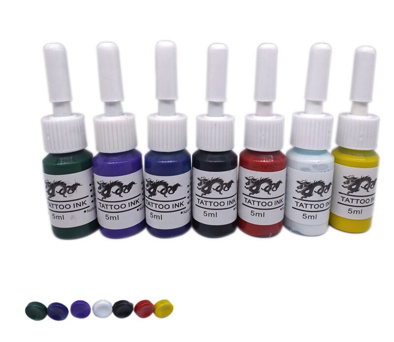 

Набір фарби для тату 7шт.