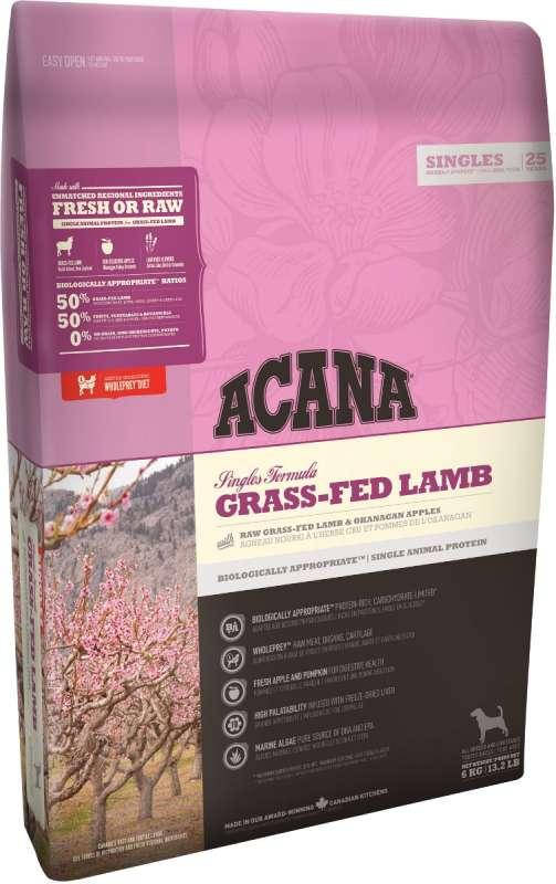 

Acana Grass Fed Lamb 17кг - гипоаллергенный корм для собак с ягненком и яблоком