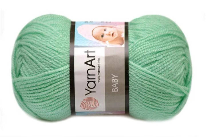 

YarnArt Baby, Мятный №623