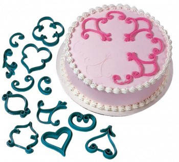 

Оттиск, трафарет кондитерский для тортов, десертов Вензеля