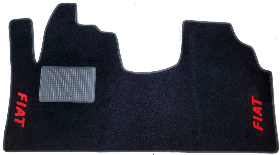 

Текстильные коврики в салон Fiat Scudo 1995-2007 (ML, чёрный), Черный