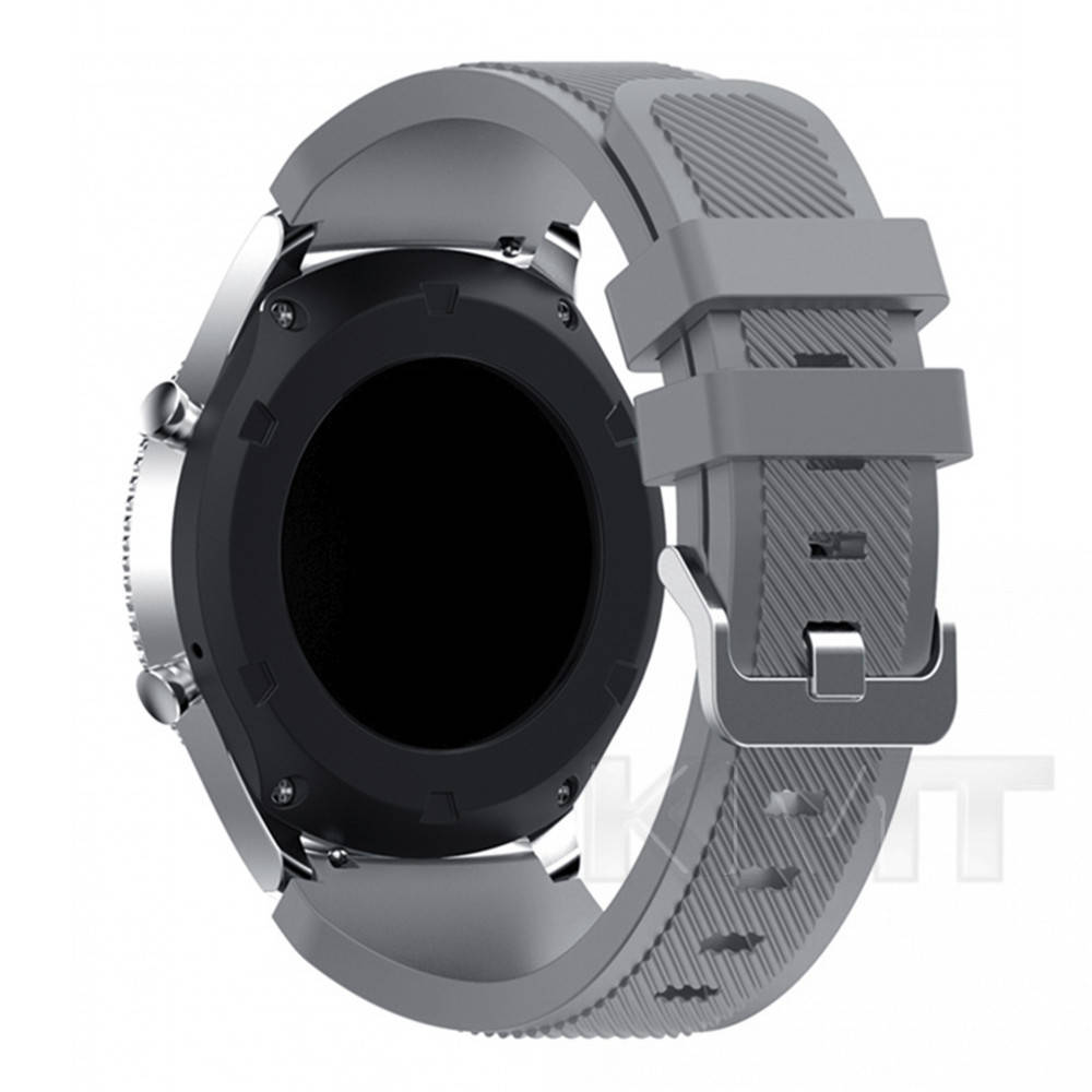 

Ремешок универсальный Silicone Band 22mm — Gray