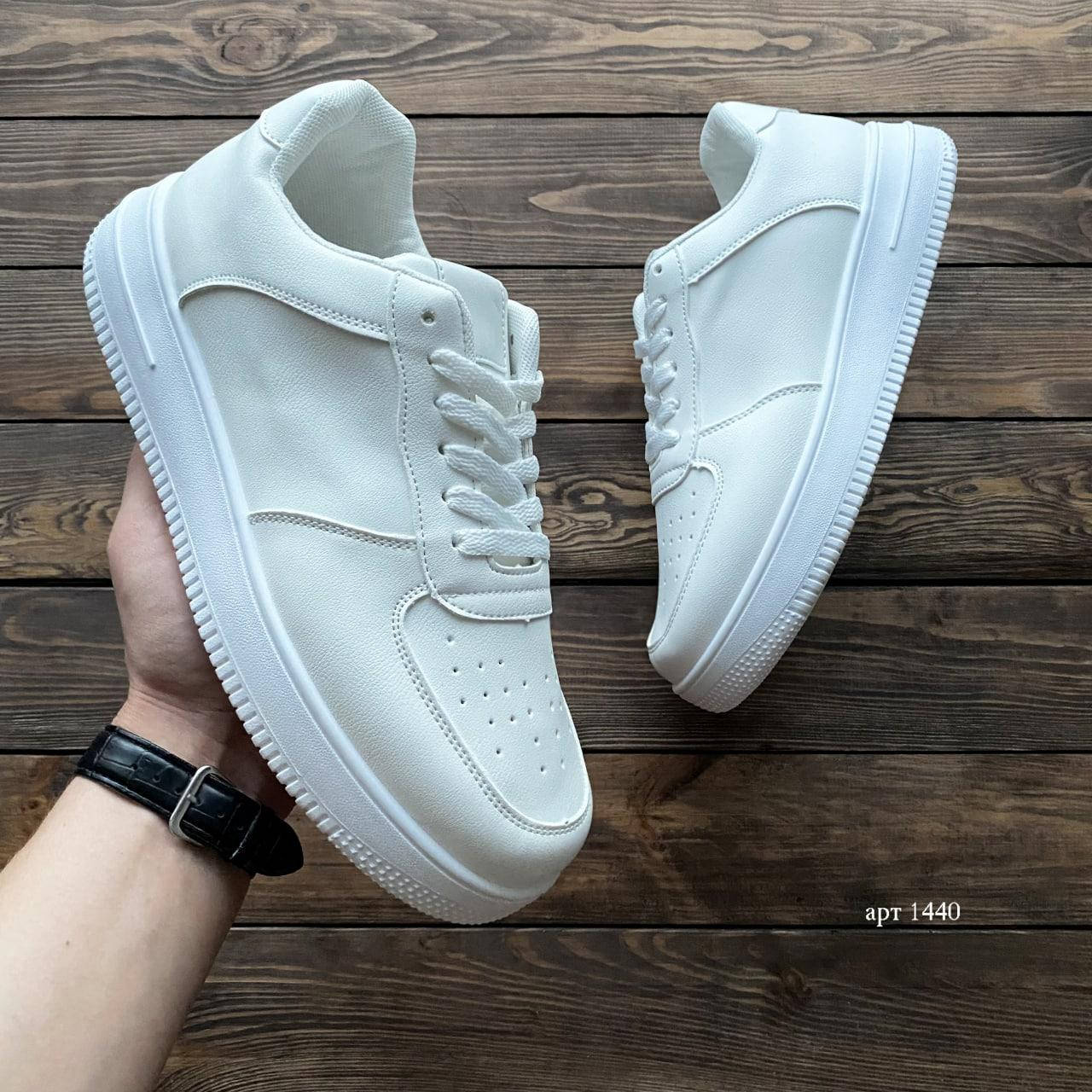 

Кроссовки мужские белые. Повседневная обувь., Белый