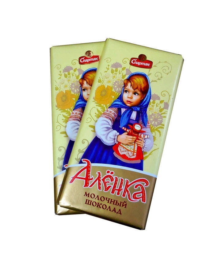 

Шоколад "Спартак" молочный Аленка 90 г