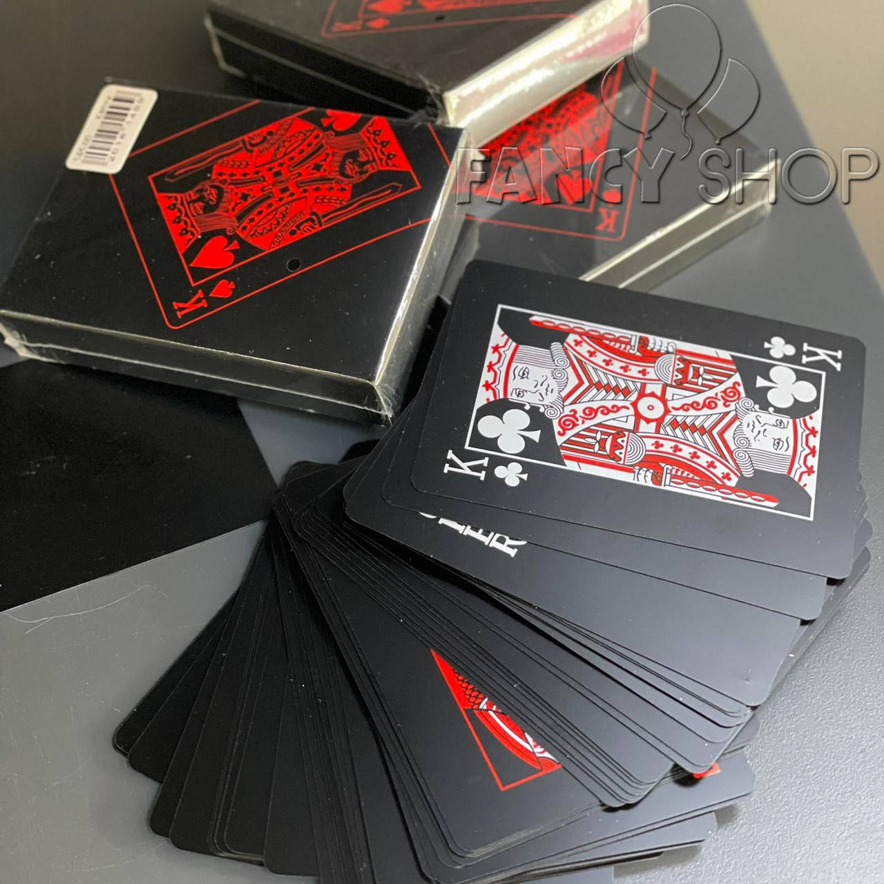 

Карти гральні пластикові "Чорний король", 54 шт, Игральные карты "Черный король"