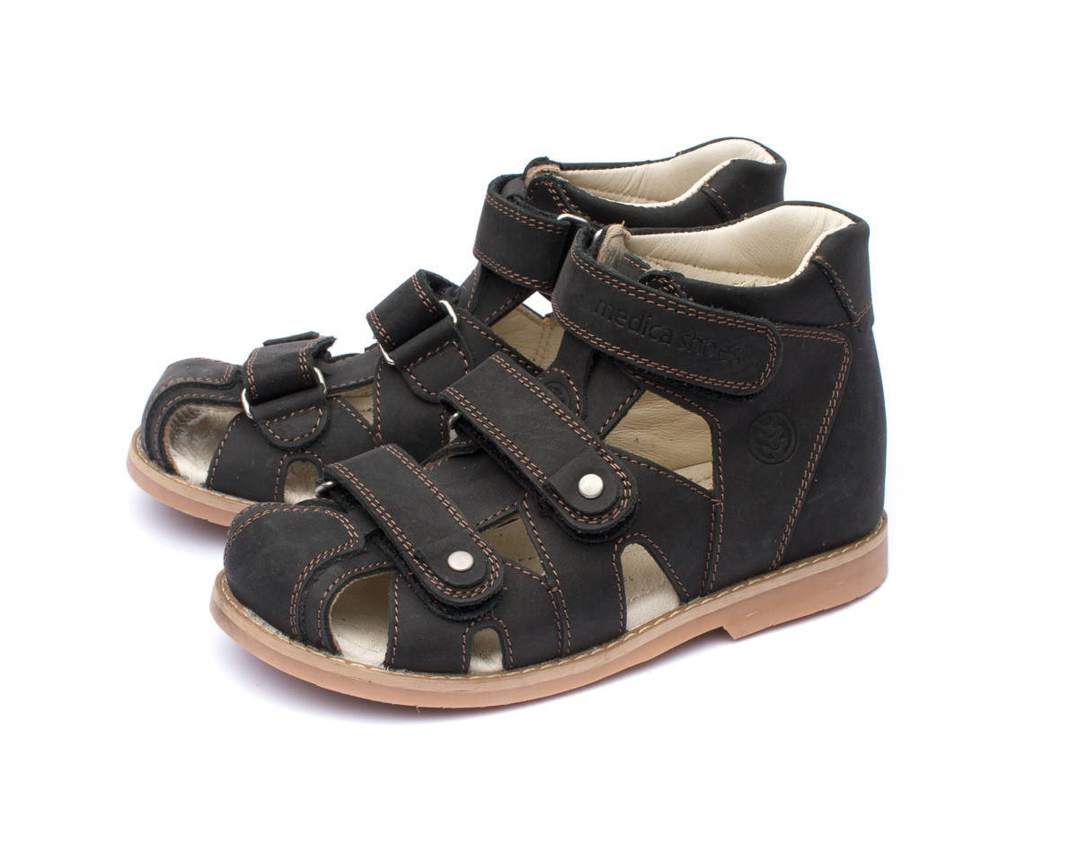 

Ортопедические босоножки Medica Shoes мод. Sparta (р.20-37) 36, Черный