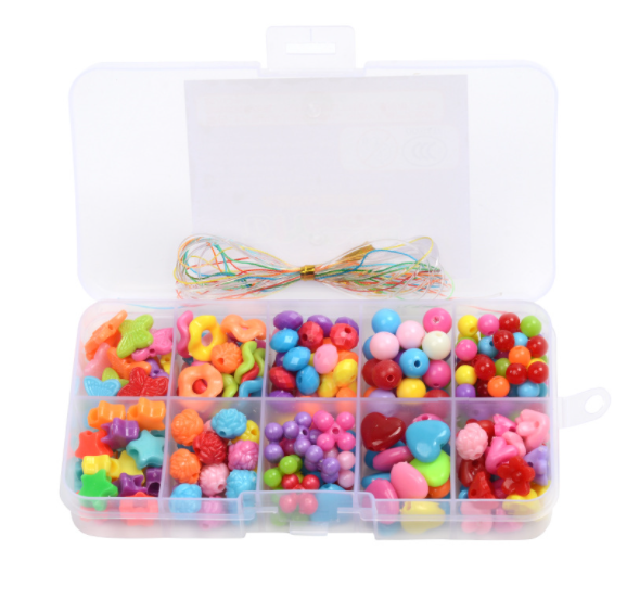 

Детский набор для творчества Beads Set Бусины бисер кристаллы(09/01) Разноцветный