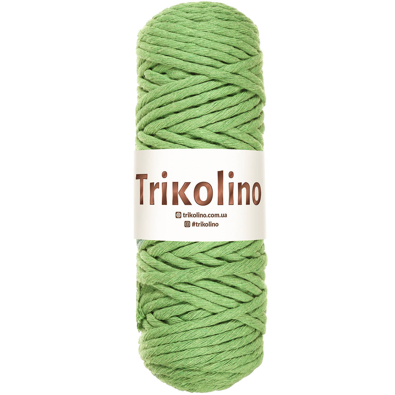 

Хлопковый шнур Макраме Светло-зеленый. 250 г,100 м, 3 мм