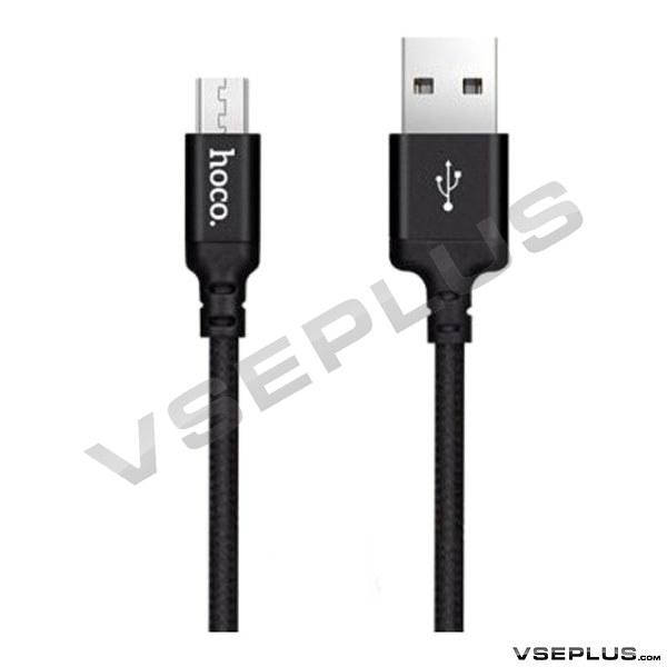 

USB кабель Hoco X14 Times Speed, microUSB, 1.0 м., черный