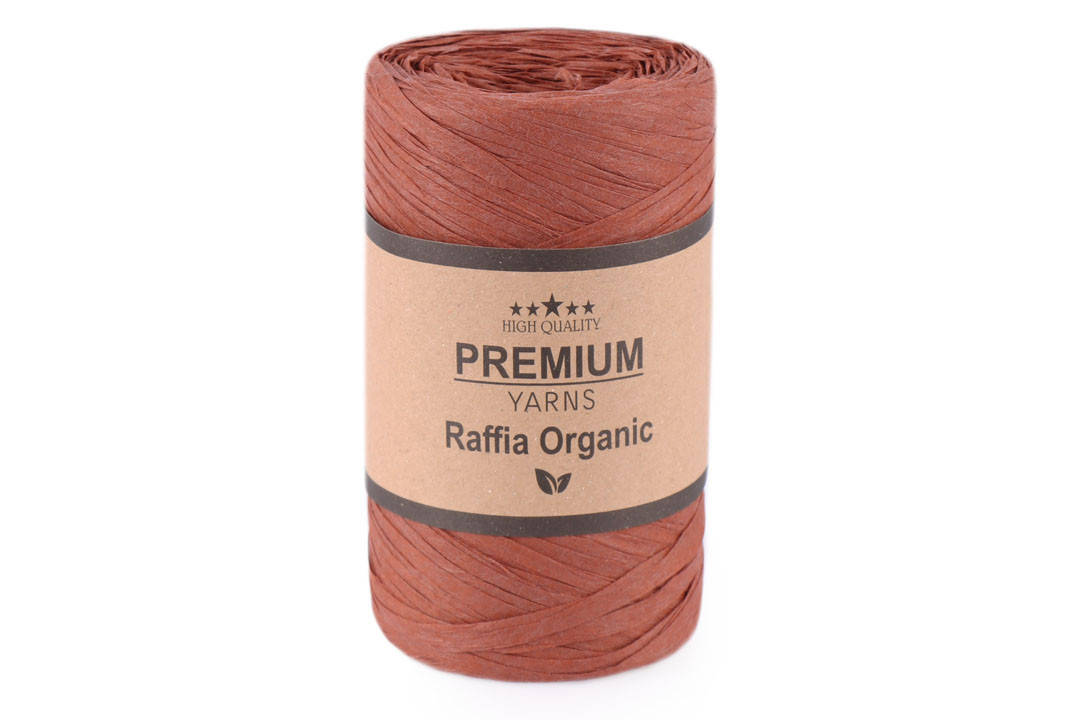 

Premium Yarn Raffia Organic, Медный №16, Коричневый