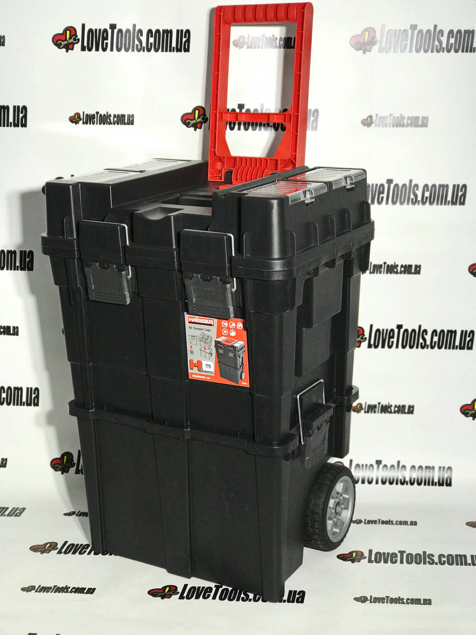 

Ящик для инструментов на колесах HD Compact Logic Haisser 450*350*645 мм