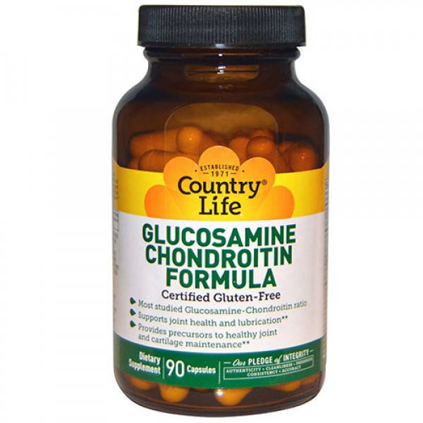 

Глюкозамин Хондроитин формула Country Life Glucosamine Chondroitin Formula 90 капсул
