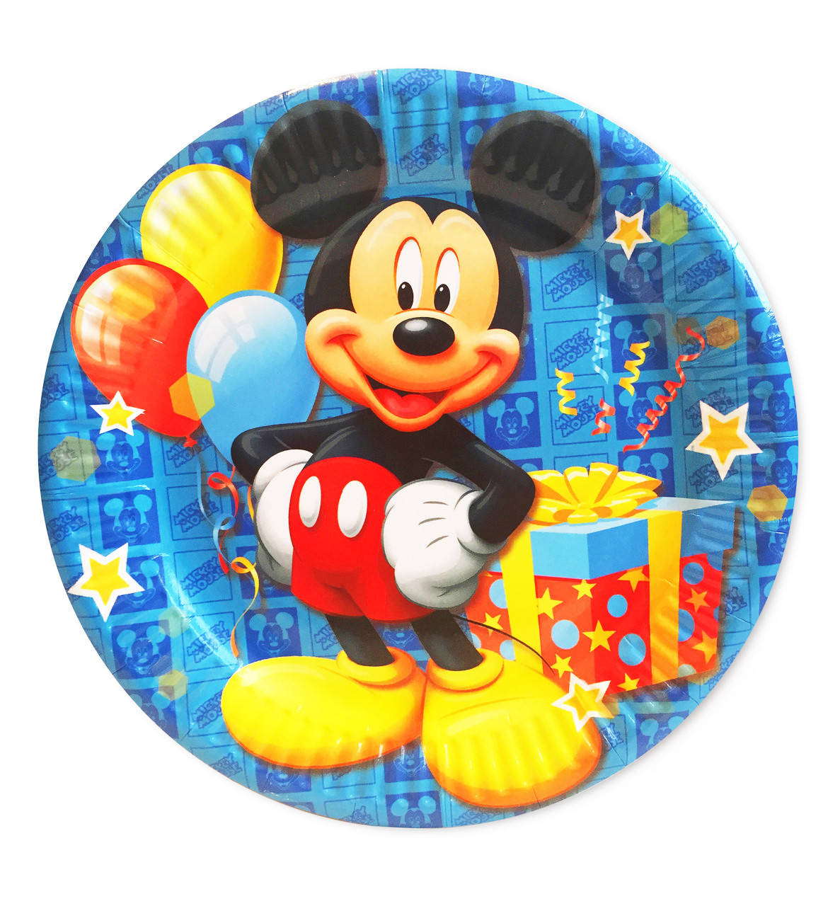 

Тарелки 18см (10 шт) в стиле Микки Маус. бумажные одноразовые