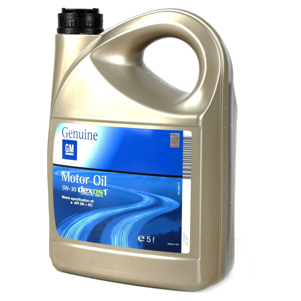 

Масло моторное синтетика SAE 5W-30 (5л) Dexos 1 Generation 2 для турбированных бензомоторов GM 95599877 OPEL