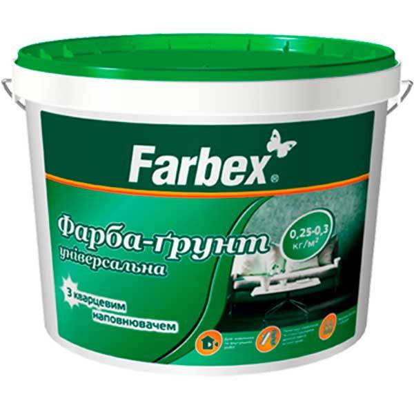 

Краска-грунт универсальная Farbex - 1,4 кг, белый