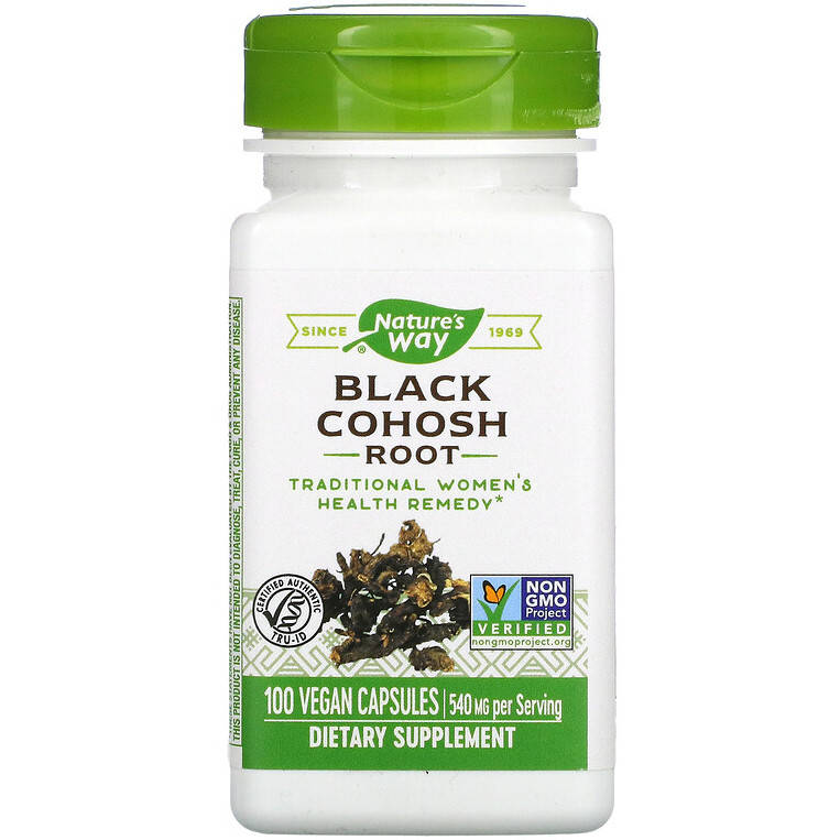 

Корень клопогона Nature's Way "Black Cohosh Root" 540 мг (100 капсул)