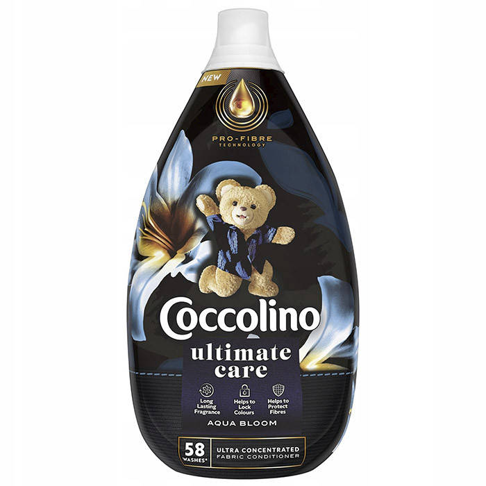 

Ополаскиватель для белья Coccolino Aqua Bloom 870 мл 58 циклов стирки