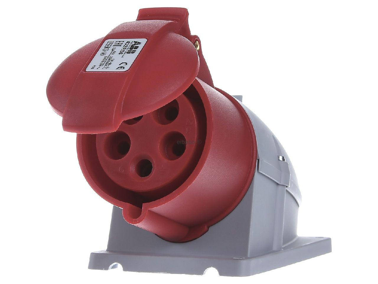 

Розетка трифазна настінна ABB 32А/5 432RS6 (2CMA193139R1000) Ip44