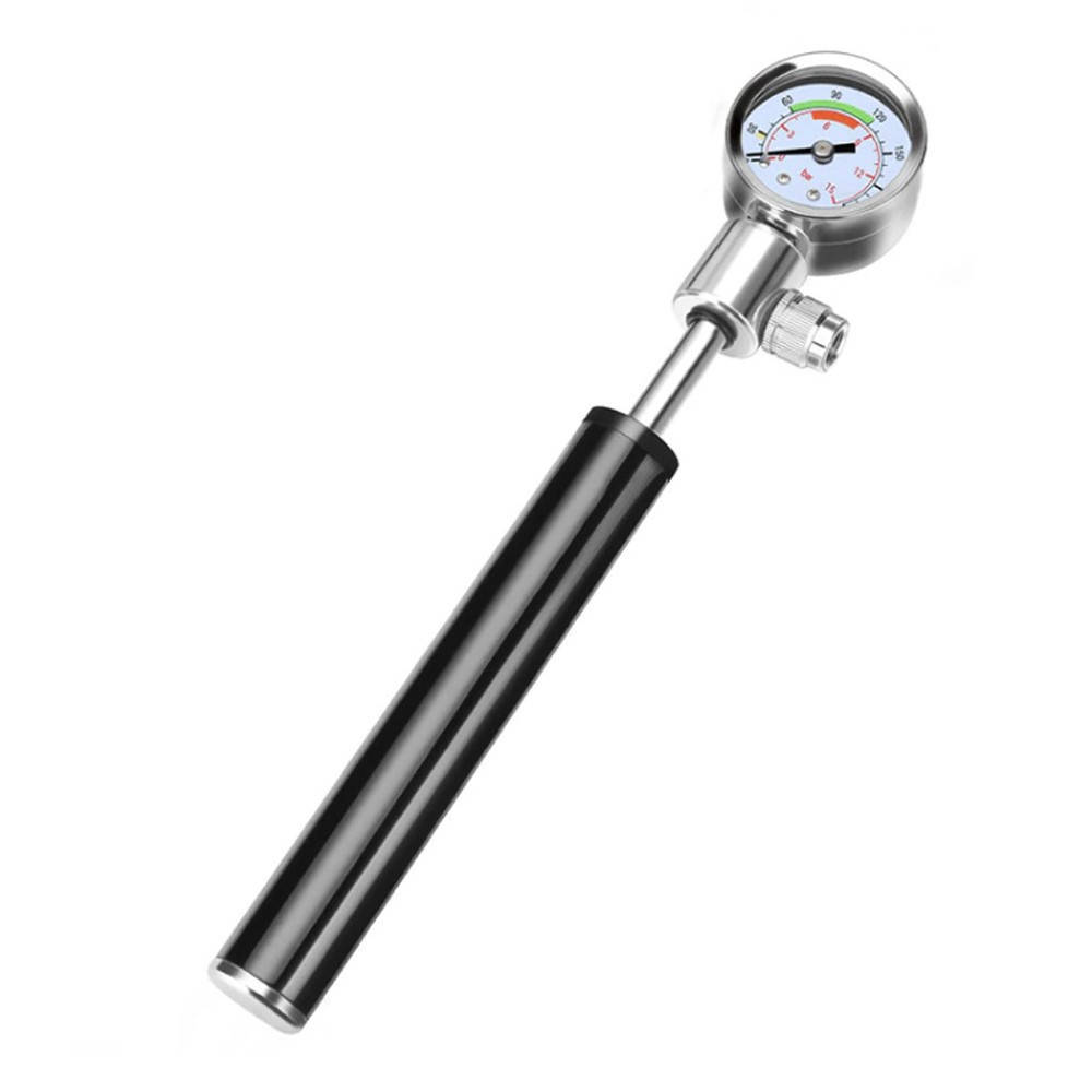 

Портативный велосипедный насос высокого давления с манометром Feel Fit QT-020 Черный