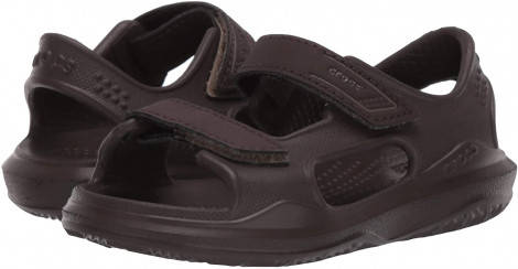 

Сандалии Crocs подростковые коричневые босоножки, Коричневый