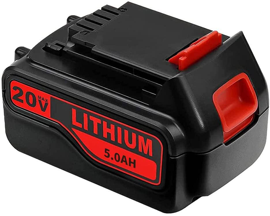 

Литий-ионный аккумулятор 20 В 5,0 А·ч для Black and Decker