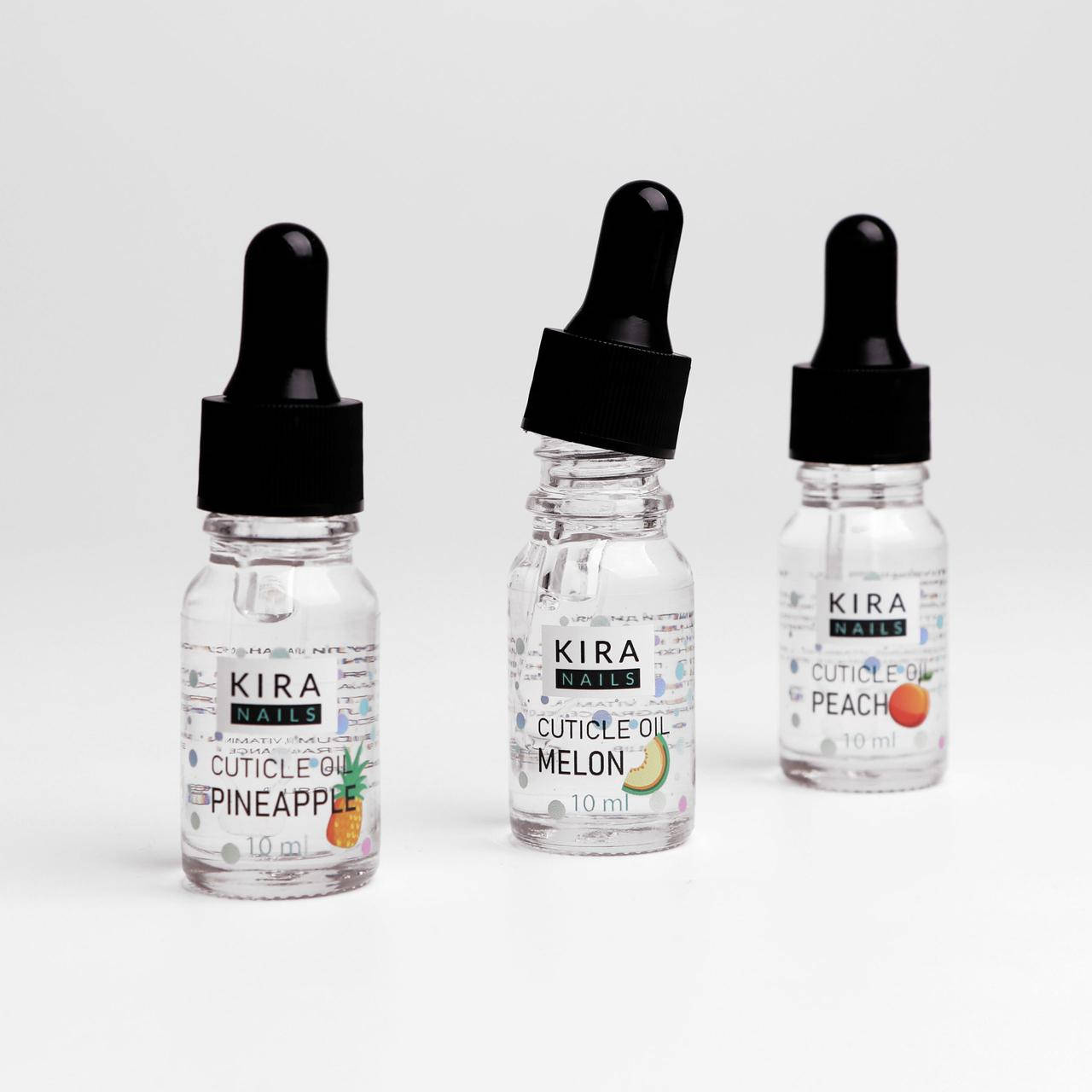 

Kira Nails масло для кутикулы с пипеткой, персик, 10 мл