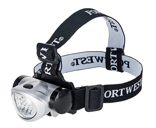

Налобный фонарь со светодиодами Portwest PA50 Серебряный LED фонари (налобные, инспекционные)
