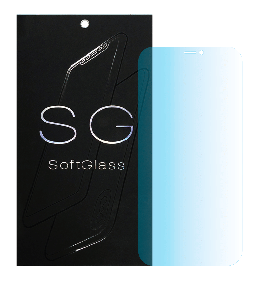 

Пленка Apple iPhone 12 на Экран полиуретановая SoftGlass, Прозрачный