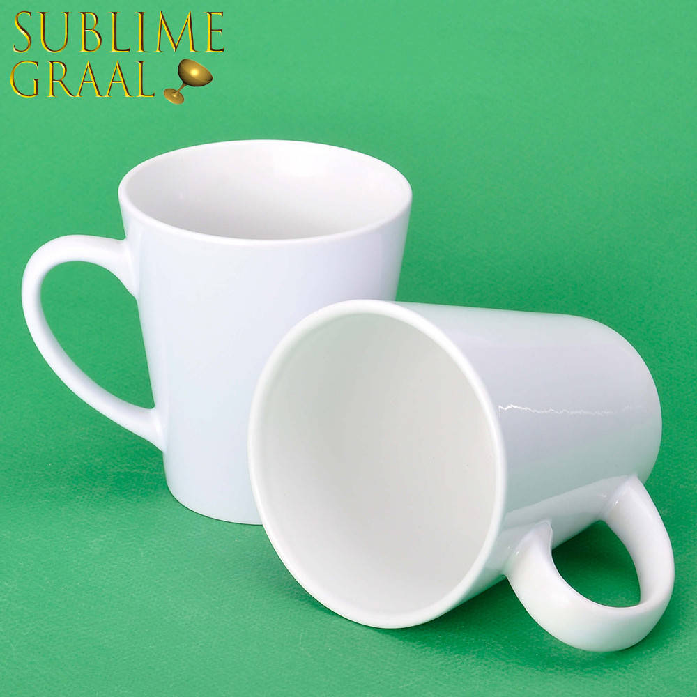 

Чашка для сублимации Latte, малая (белый) 350мл