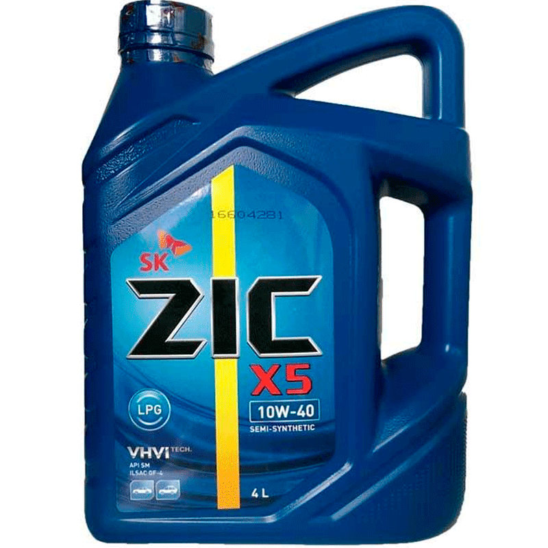 

Моторное масло ZIC X5 10W-40, 4л (162650)