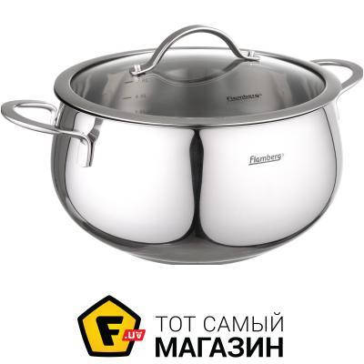 

Flamberg Кастрюля с крышкой Intra 6,5 л -, покрытие