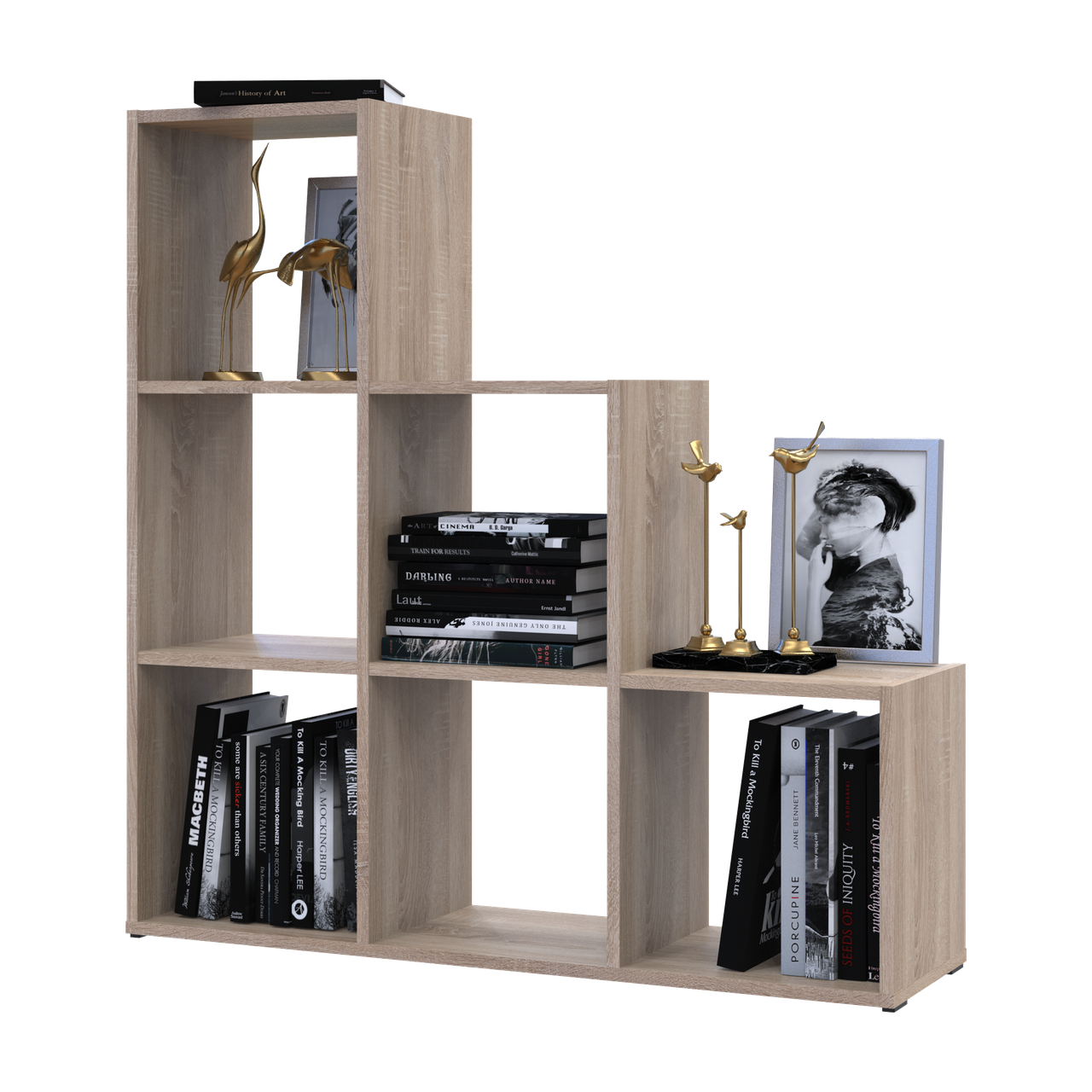 Стелаж Doros Степ 3х3 Дуб сонома відкритий 102.6х28.8х106.1 (41516160)