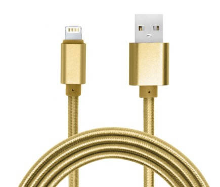 

Кабель Usb Iphone 5G Dekkin (3м) 2.4A (цвет - Gold)
