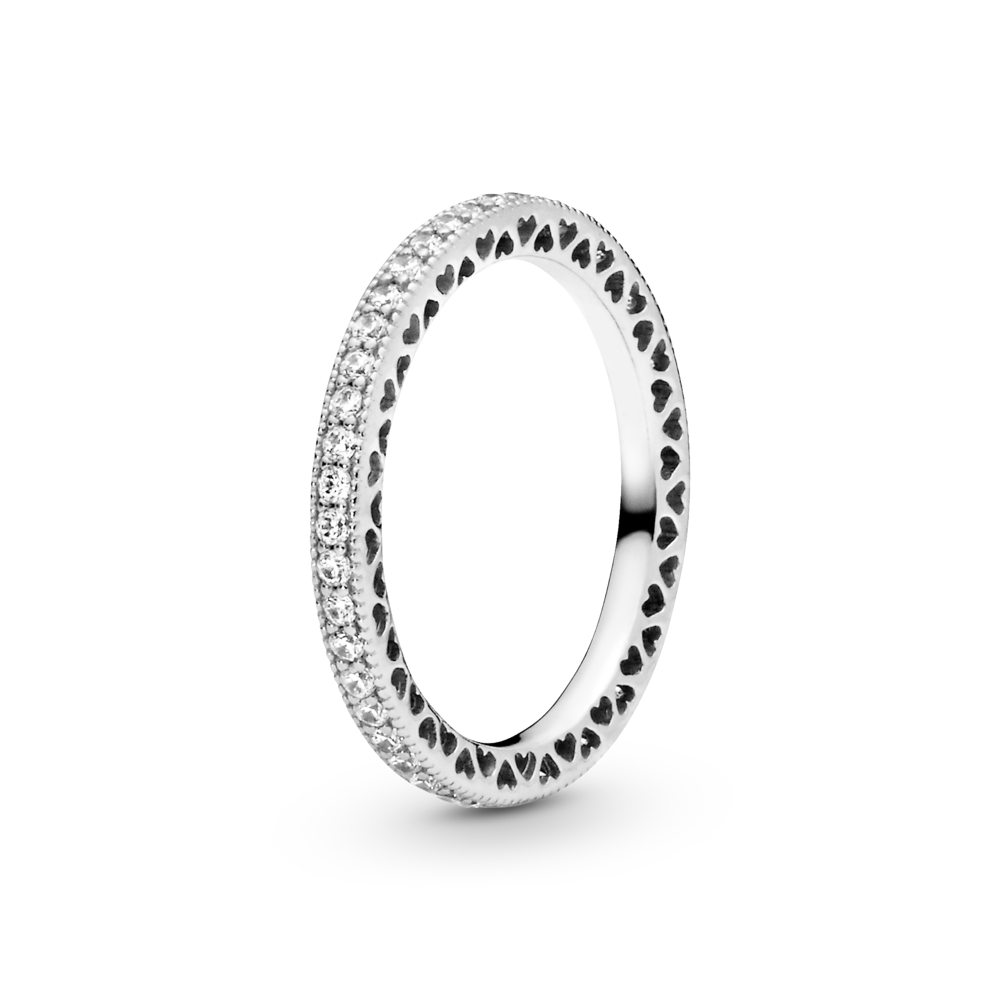 

Серебряное кольцо Pandora 190963CZ 56