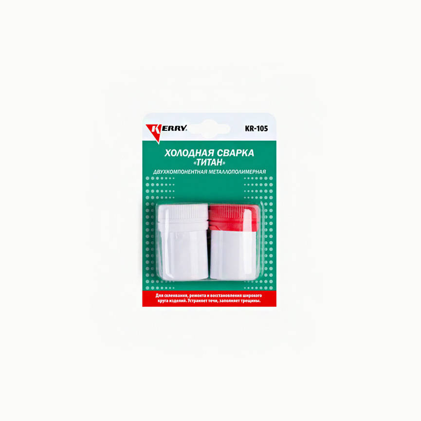 

KR-105 Универсальная 2К хол. сварка (титанополимерная) РАСПРОДАЖА2*30г(24)