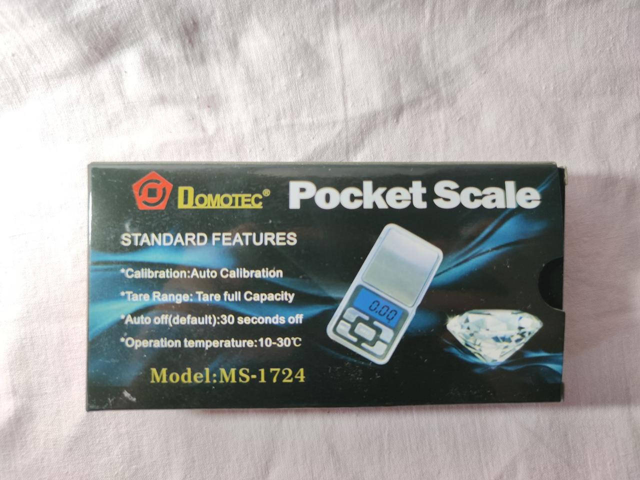 

Электронные ювелирные весы Domotec MS 1724B ACS 200gr/0.01g