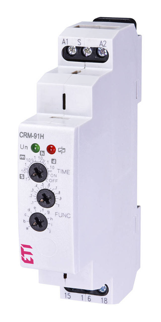 

Реле часу багатофункціональне 12-240V AC/DC 16А AC1, ETI CRM-91H UNI (2470001)