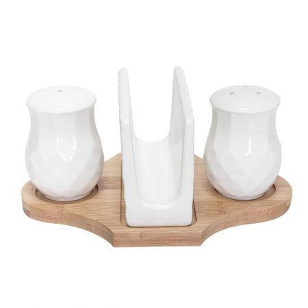 

Набор для специй на подставке 4 предмета Krauff 21-275-021 Orig 21-275-021, Белый