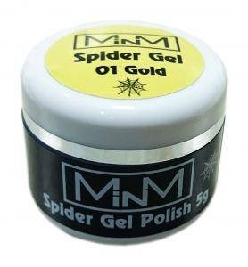 

Гель-паутинка золотая M-in-M Spider 01 Gold, 5 г