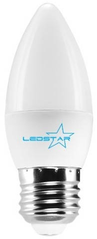 

Лампа светодиодная свеча 7W E27 4000K LEDSTAR C37
