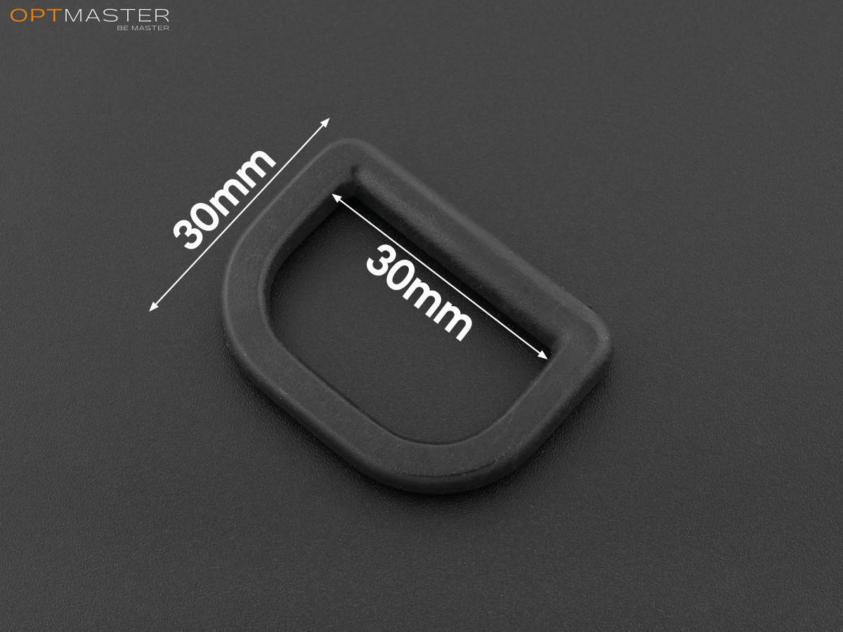 

Полукольцо 30 мм пластик, цв. чёрный, арт. ПК-3214, Черный