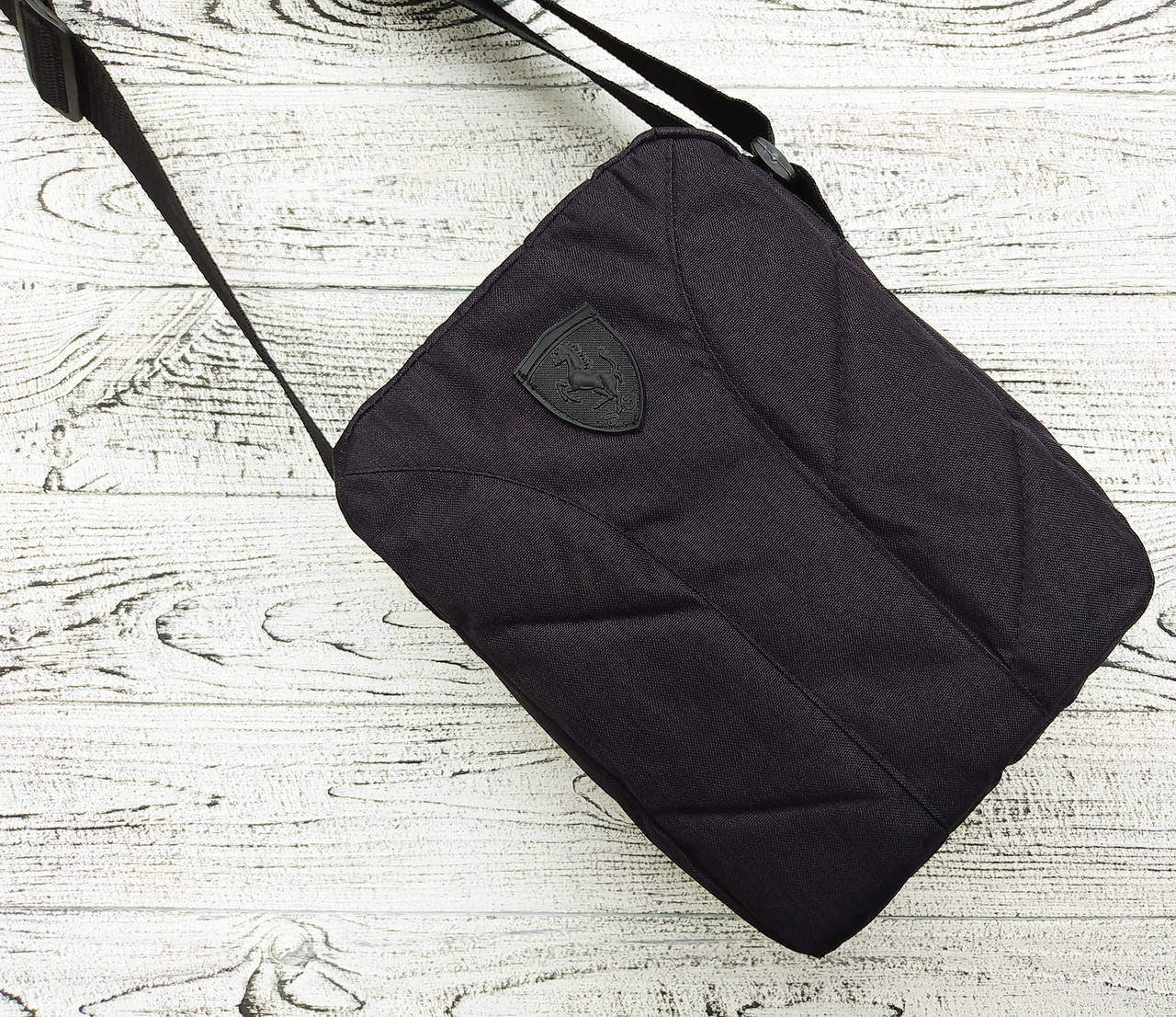 

Черная мужская сумка мессенджер Puma на плечо, мужская барсетка Puma, молодежная сумка Puma, Черный