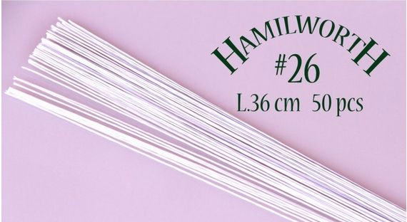 

Проволока белая Hamilworth №26