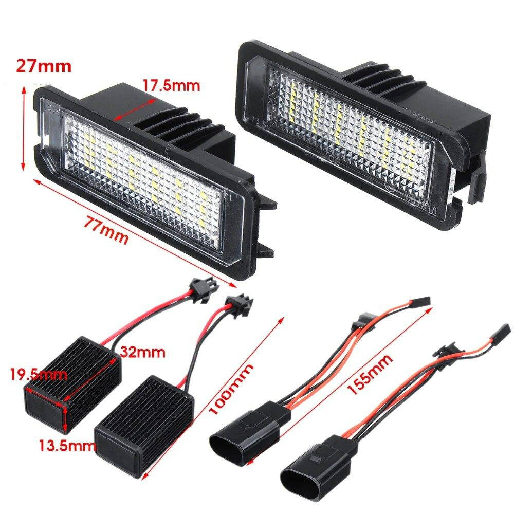 

LED подсветка номера VW Golf Passat Polo Amarok SEAT SKODA