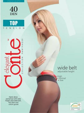 

Колготки женские с заниженной талией Conte TOP 40 DEN , Черный